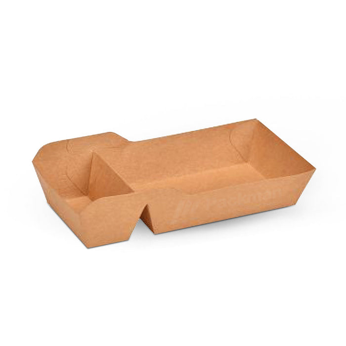 Packman: What Makes a 2-Compartment Paper Tray Ideal for Meals with Dipping Sauces?