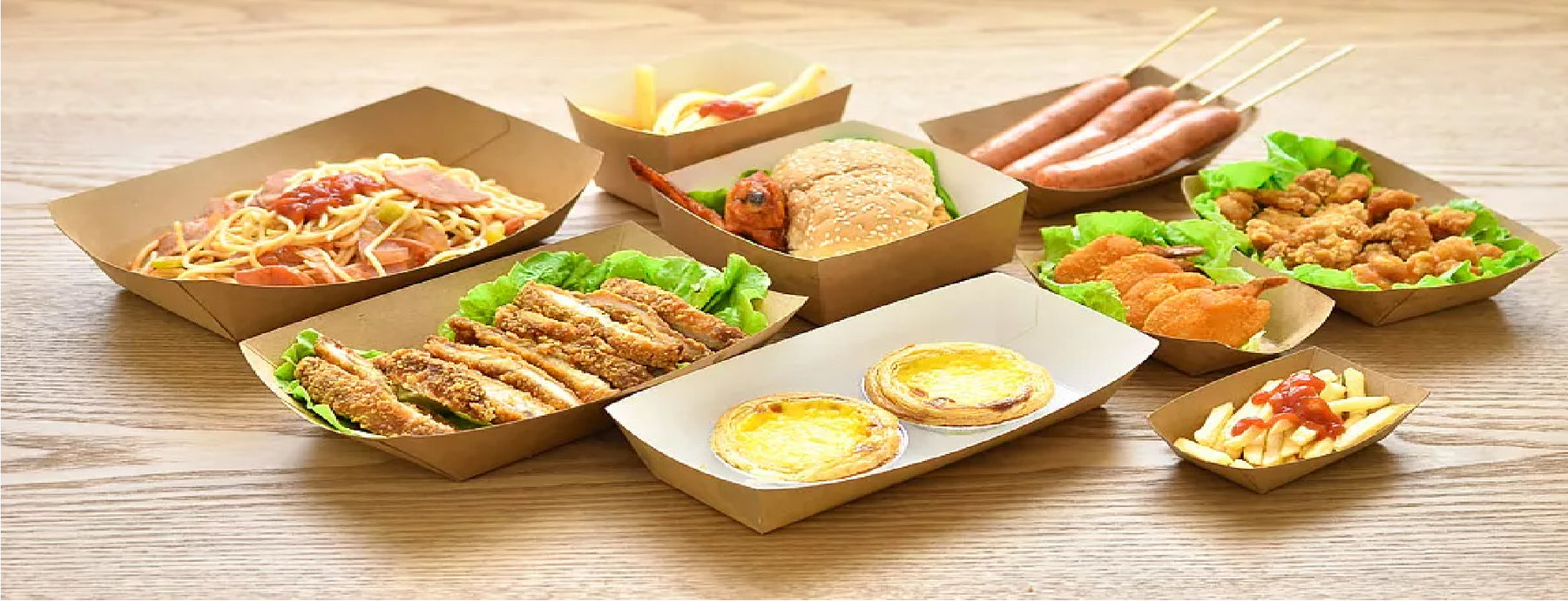 Packman's Food Packaging:  Exploring Culinary Delights: The Boat Tray Experience