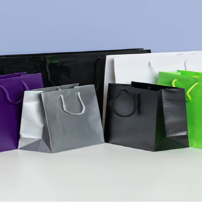 Packman: Logistic Packaging: The Appeal of Colour Paper Bag with Border