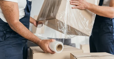 Packman: How does stretch wrap enhance inventory management and organization in warehouses?