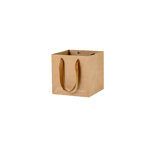 10x10x10cm Extra Thick Kraft Square Paper Bag