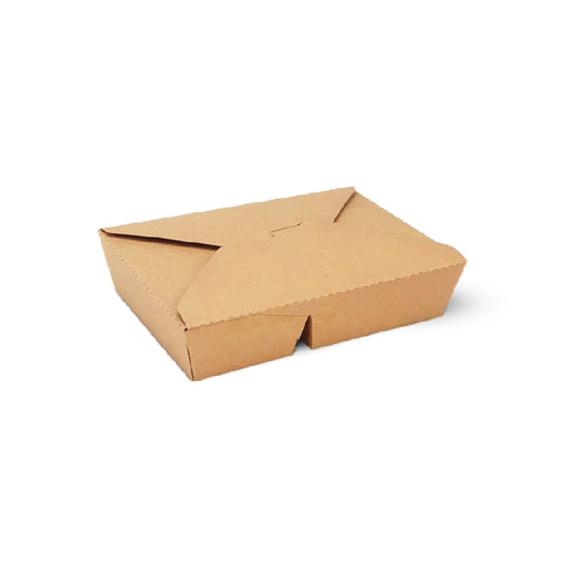 2-Compartment Kraft Bento Box