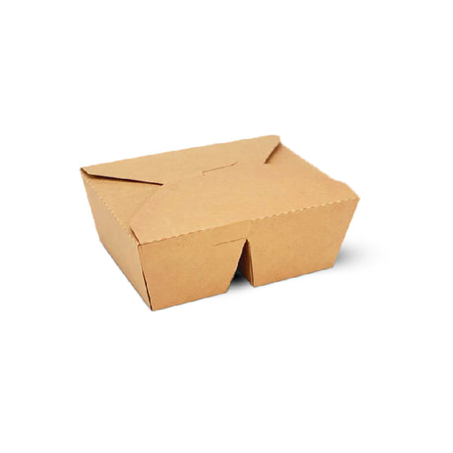 2-Compartment Kraft Bento Box