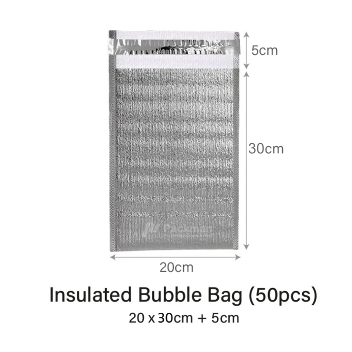 20 x 30cm Insulated Bubble Bag (50pcs)