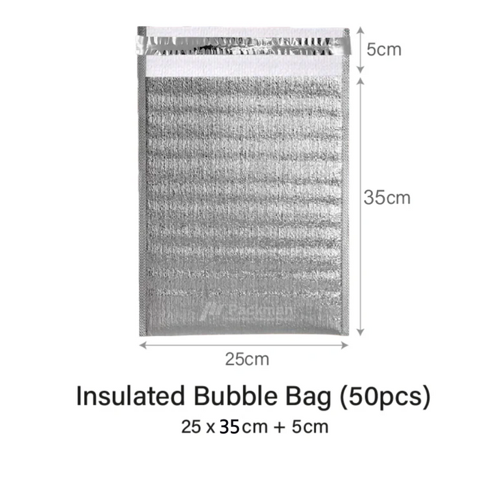 25 x 35cm Insulated Bubble Bag (50pcs)
