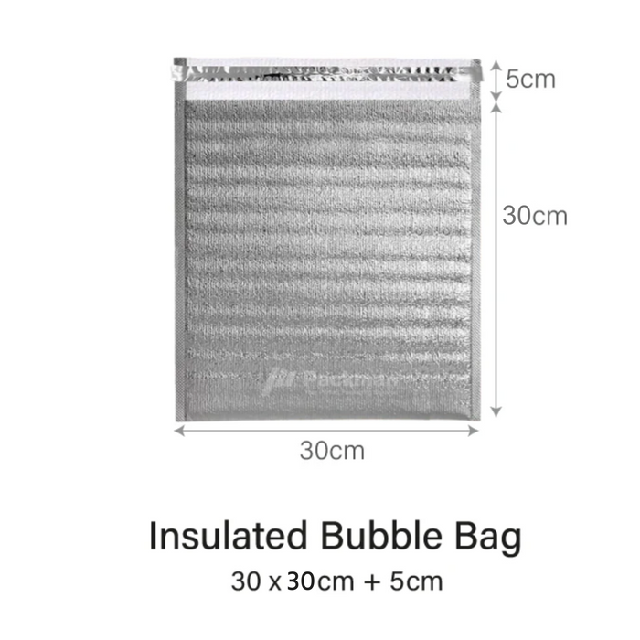 30 x 30cm Insulated Bubble Bag (50pcs)