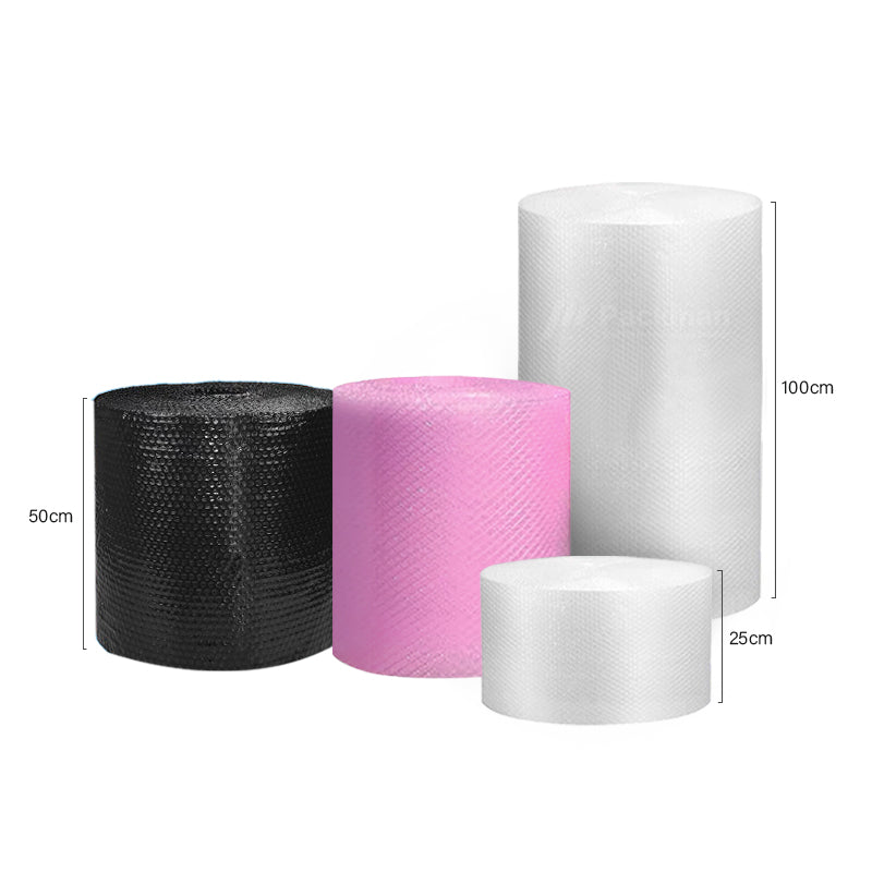 50cm x 100m Pink Bubble Wrap (2 rolls)