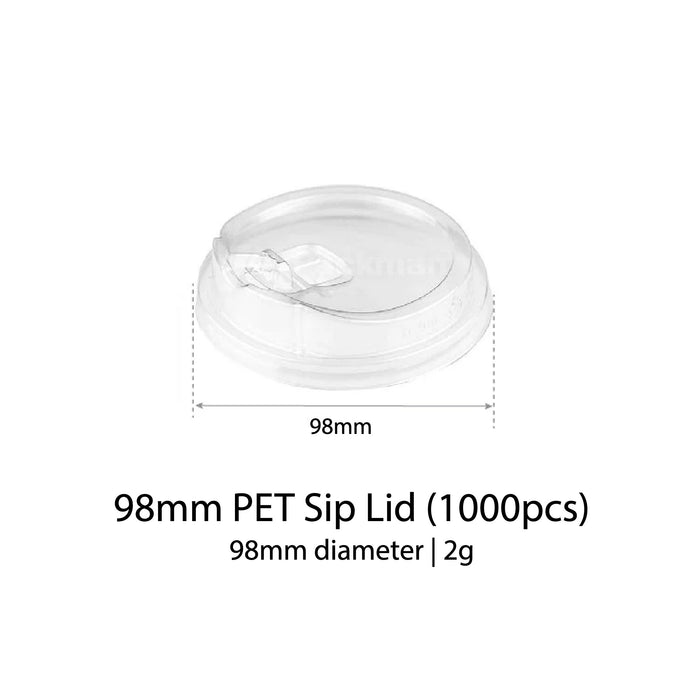 98mm PET Cold Cup 20oz (1000pcs)