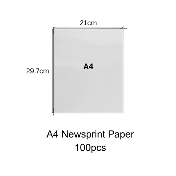 A4 Newsprint Paper (50/100pcs)
