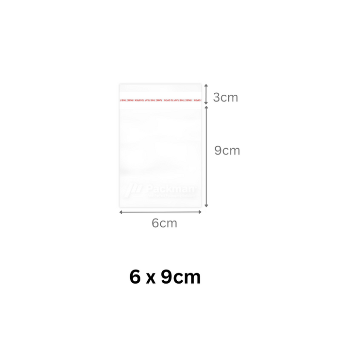 6 x 9cm Self Adhesive OPP Bag (200pcs)