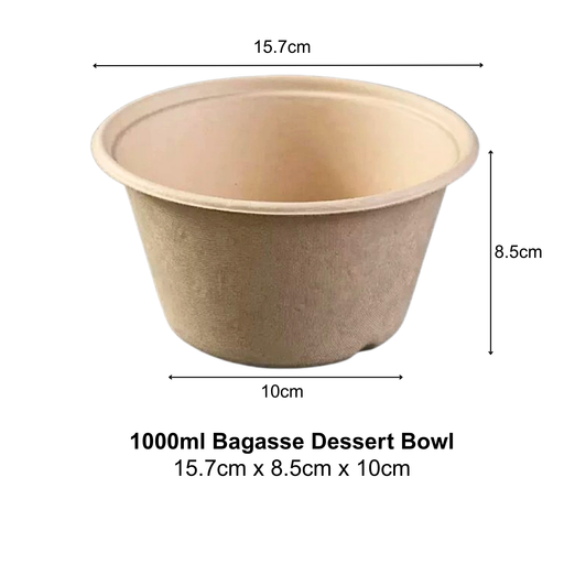 Bagasse Bowl 1000ml