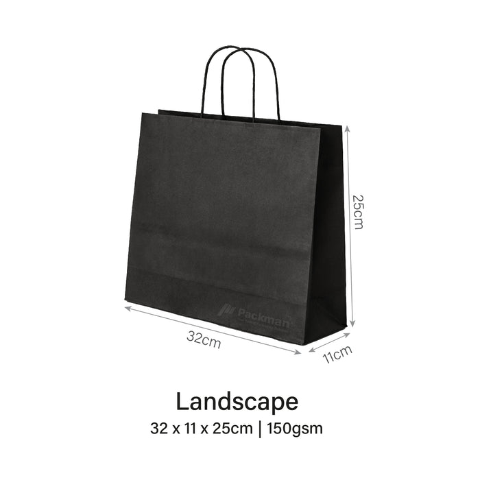 Black Paper Bag
