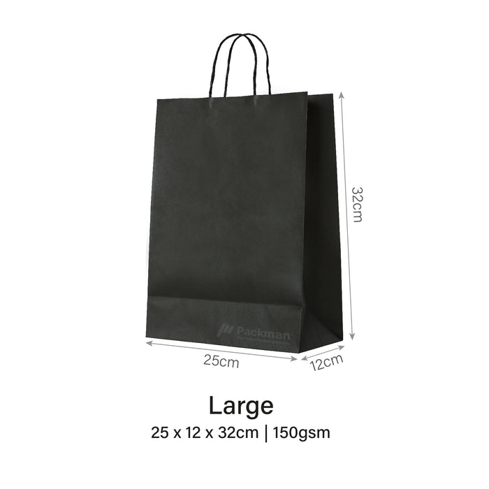 Black Paper Bag