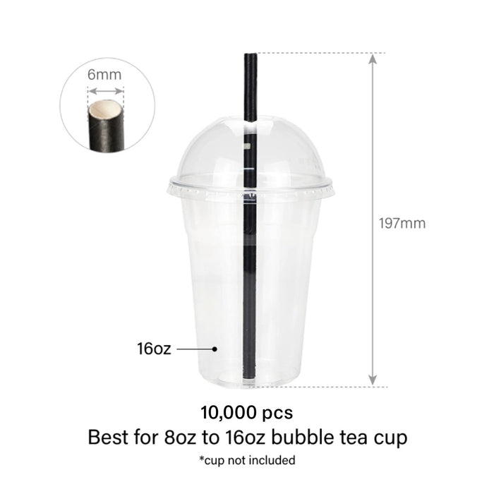 Black Paper Straw