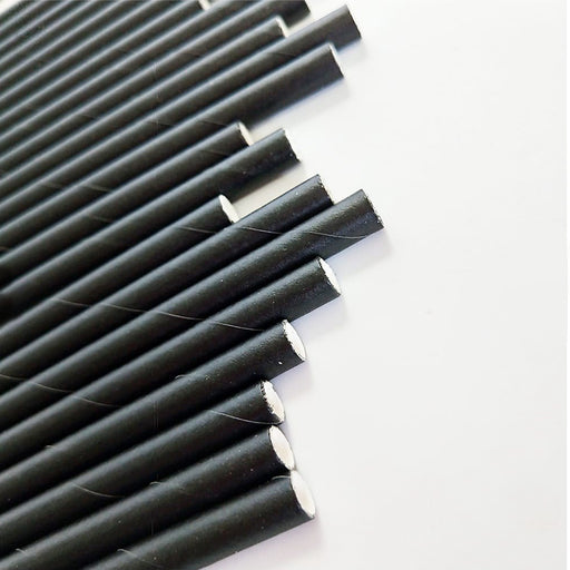 Black Paper Straw