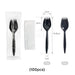 Black Plastic Spork