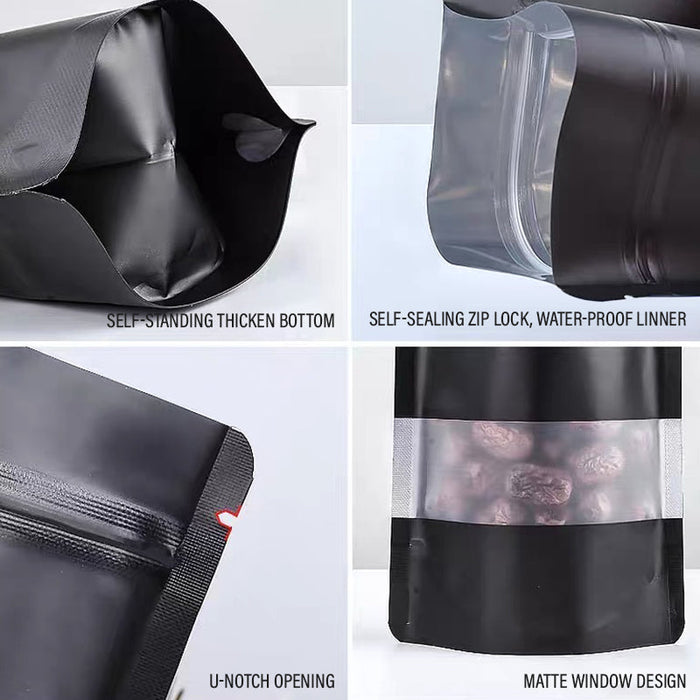 Black Standing Pouch