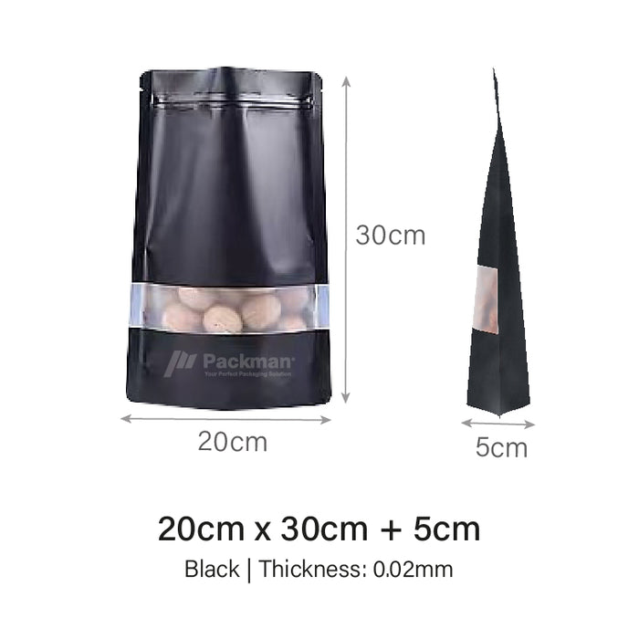 Black Standing Pouch