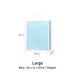 Blue with White Border Paper Bag