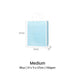 Blue with White Border Paper Bag