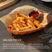 Brown Square Burger Paper