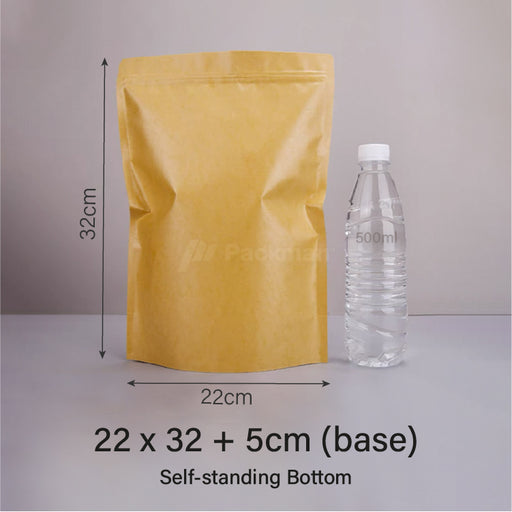 Brown Standing Pouch