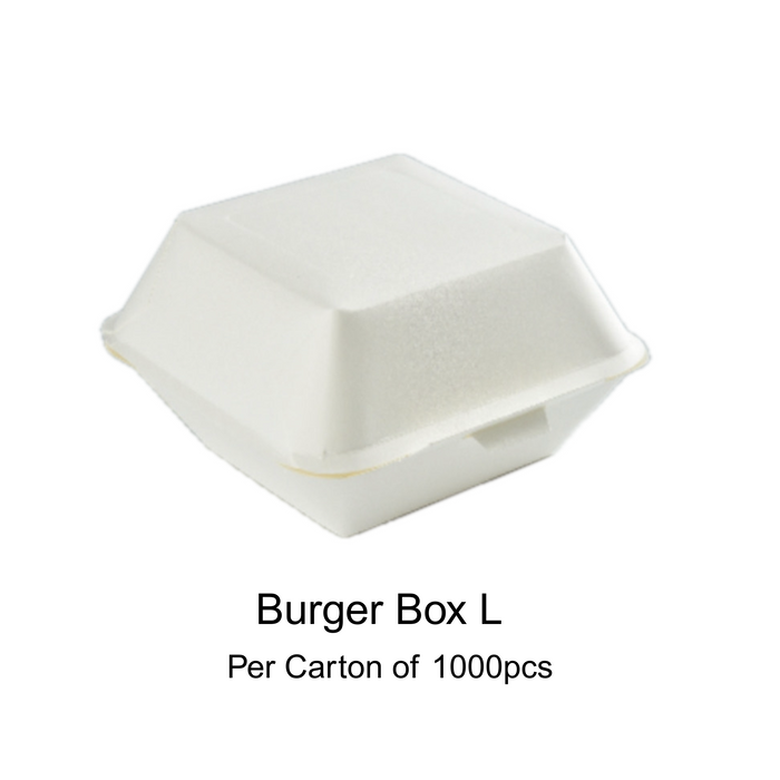 Burger Box White-Large