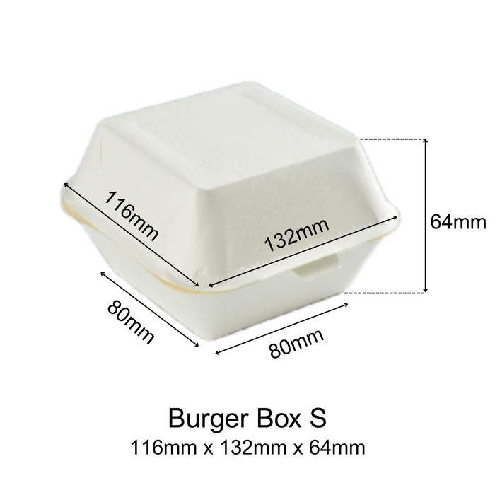 Burger Box White-Small