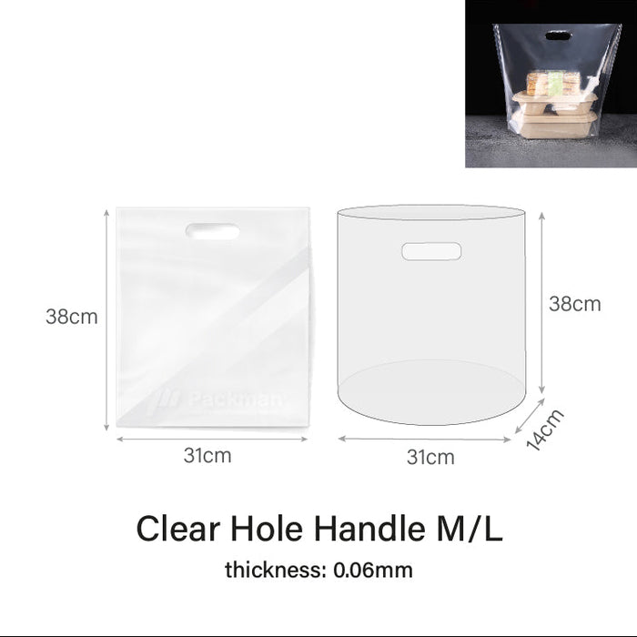 Clear Hole Carrier Bag