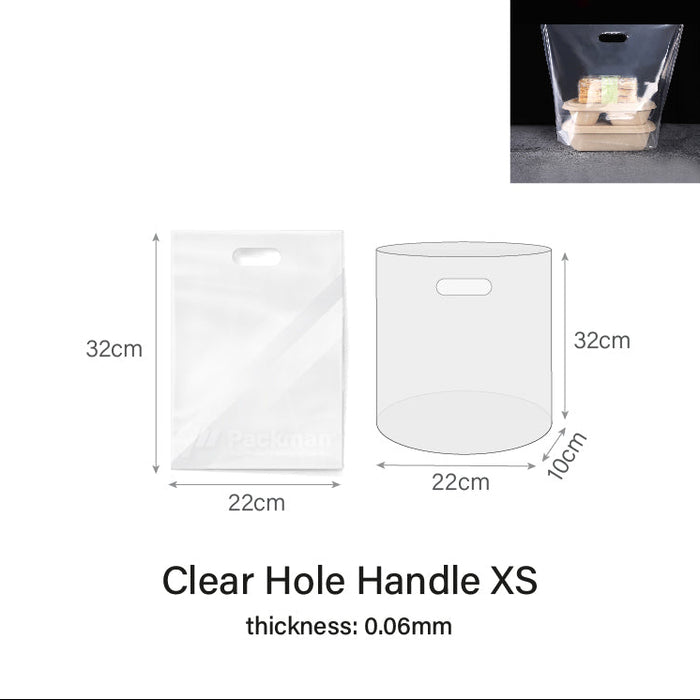Clear Hole Carrier Bag