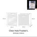 Clear Hole Frosted Carrier Bag 