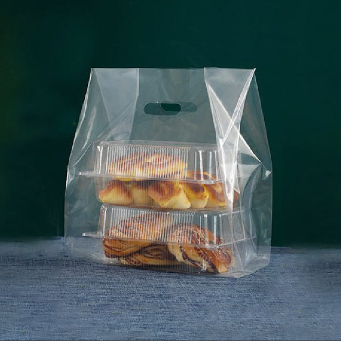 Clear Hole Short / Tall Carrier Bag