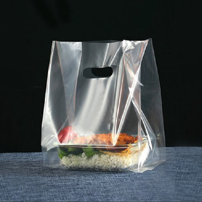 Clear Hole Short / Tall Carrier Bag