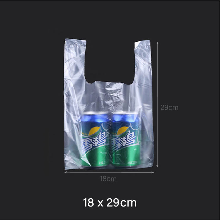 Clear Plastic Bag 18x29cm for business