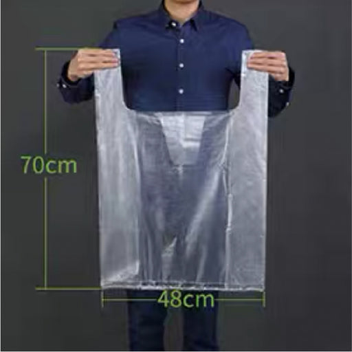 Clear Plastic Bag for Business 48x70cm