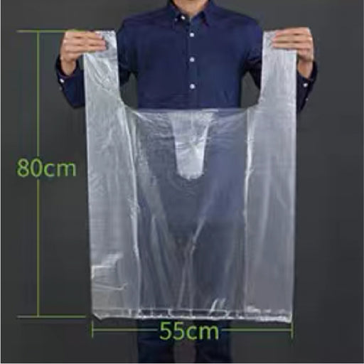 Clear Plastic bag for business 55x80cm