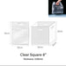 Clear Square Carrier Bag