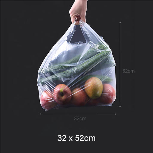 Clear plastic bag for business 32x52cm