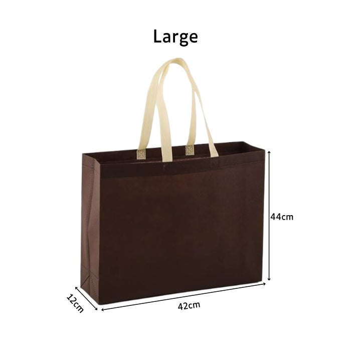 L Coffee Woven Bag +Button (250pcs)