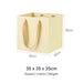 Coloured Rope Creme Paper Bag