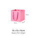 Coloured Rope Pink Paper Bag
