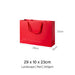 Coloured Rope Red Paper Bag 