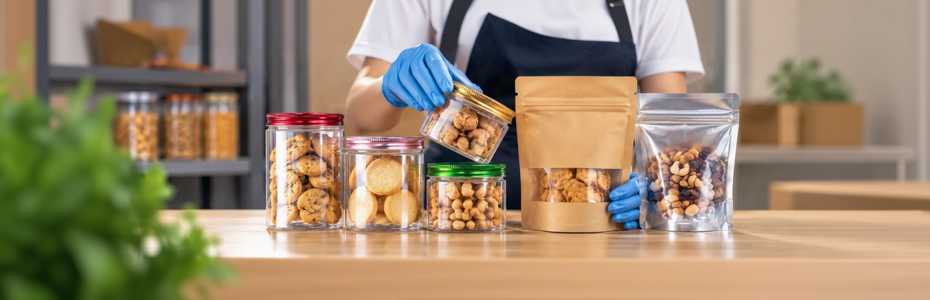 Cookies Container & Pouches Header Image