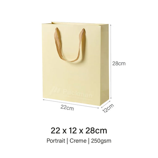 Creme Paper Bag