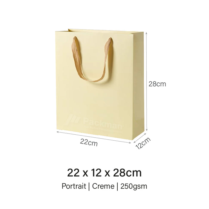 Creme Paper Bag