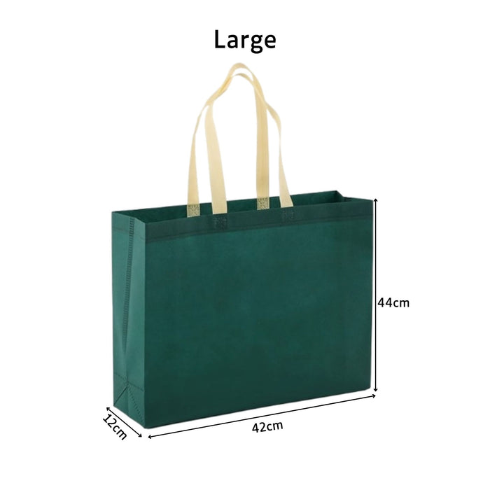 L Deep Green Woven Bag +Button (250pcs)