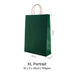 Deep Green XL Portrait Paper Bag 