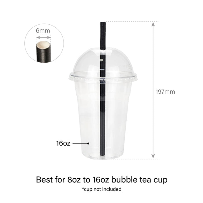 Black Paper Straw (10,00pcs)