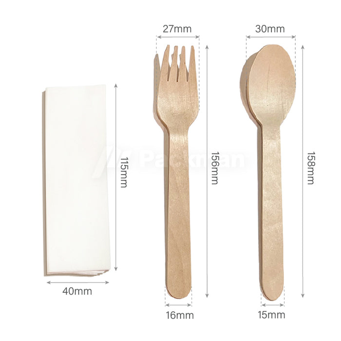 Wooden Cutlery Set