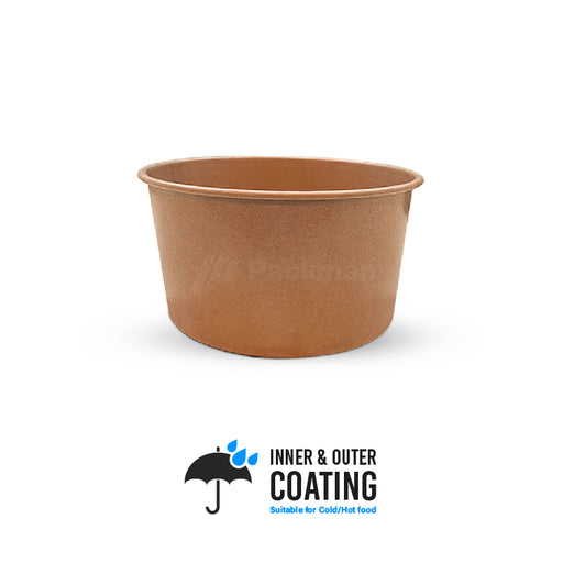 Double-Coated Kraft Bowl